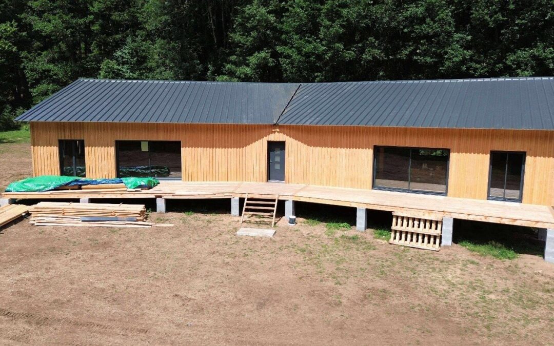 Ossature bois/ Chantier héliporté